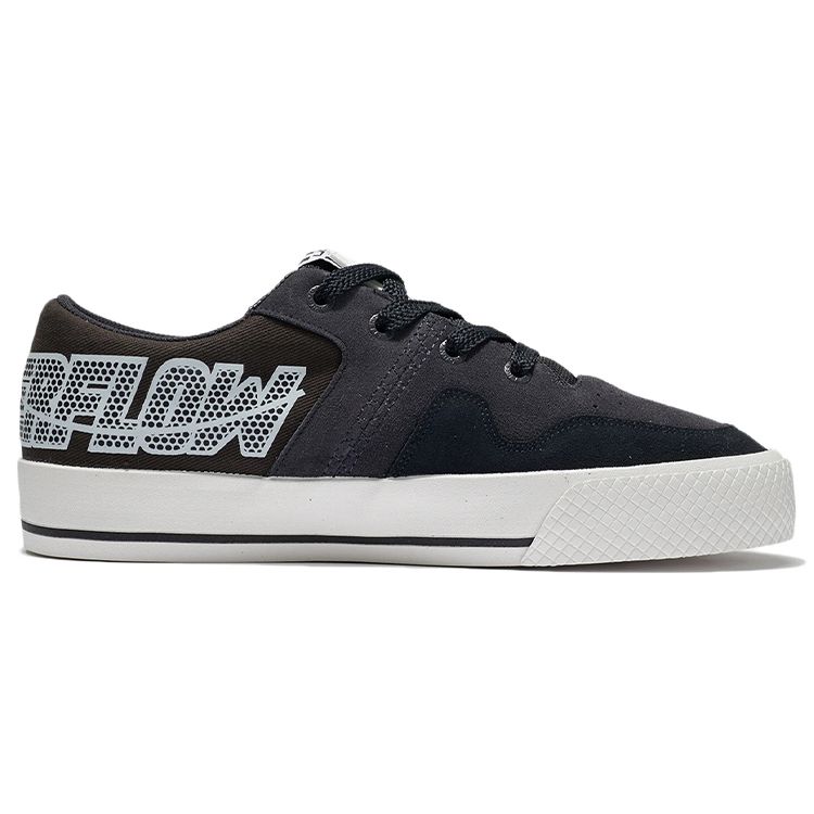 Li Ning CF The One Series Classic Casual Slip Resistant Durable Low Top Skate Shoes Men Sneakers Black Gray AGCS073-2