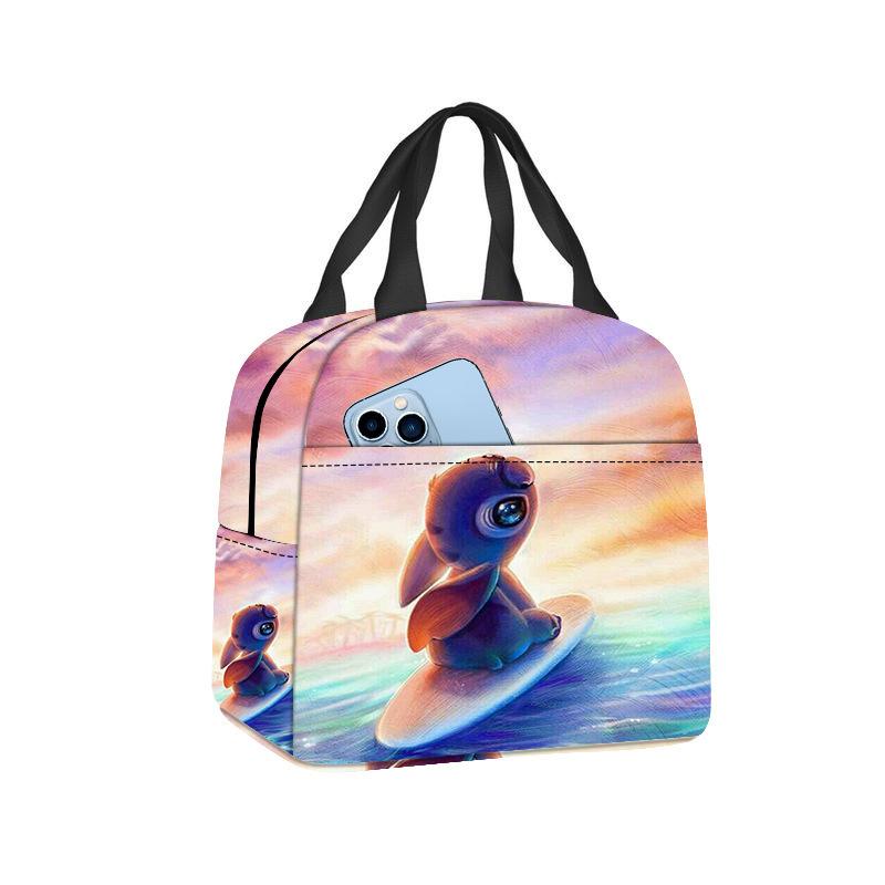 Stitc Lunch Bag, Thermal Insulation Bag, Student Office Workers Carry Rice Bento Bag, Aluminum Foil Waterproof Meal Bag