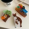 Creative Animal Hair Clip Cartoon Bird Shark Clip Creative Acetate Hair Claw  Travel