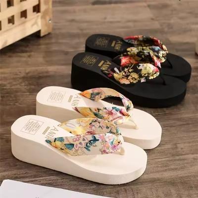 Fashion Women Flip Flops Summer Beach Platform Slippers Casual Outside Wedges Sandals Summer Women Shoes