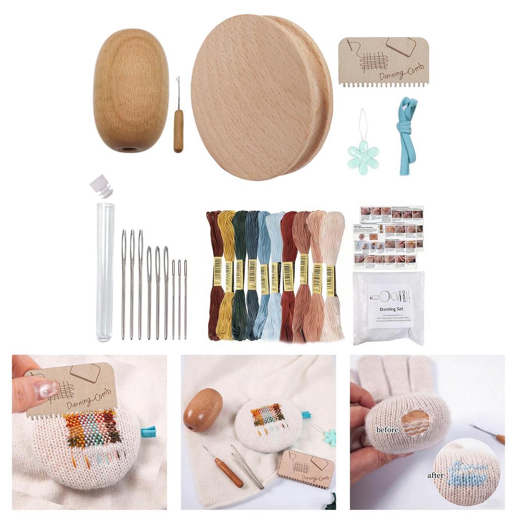 Multifunctional Knitting Repair Set for Fixing Holes in Sweaters Socks and Scarves with Easy Operations