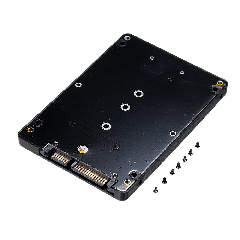 NGFF M.2 SSD to 22Pin SATA III Converter Adapter with 2.5   Enclosure 2280 2260 2242 2230 SSD