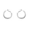 Circle Style Best-Selling Stainless Steel Needle Hiphop Hoop Earrings Women's High-End All-Match