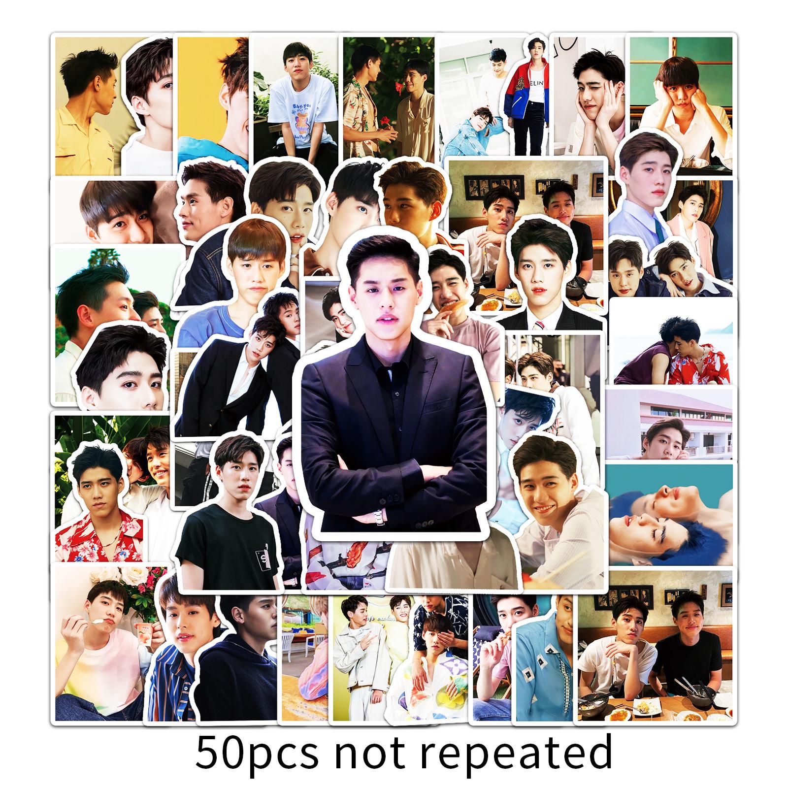 50 Sheets  Interpret My Love  Graffiti Stickers for DIY Phone Cases – Thai Drama Inspired