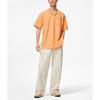 Li Ning Skateboard T Shirts Unisex Sweet Orange Pie Crew Neck Moderate Straight Fit AHST477-1