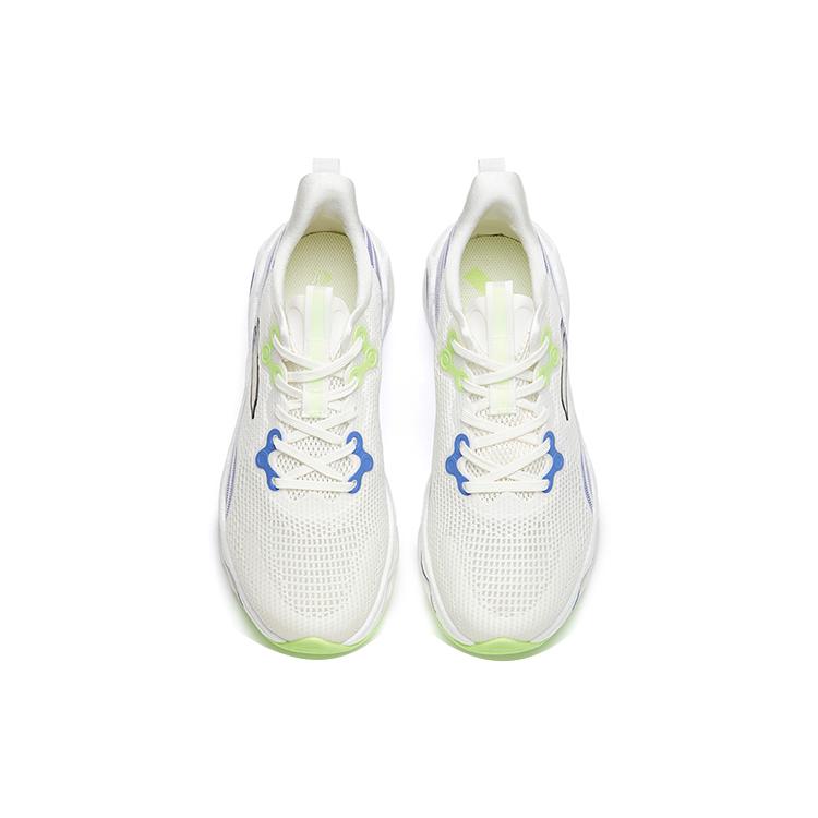 Anta Martian Foam Lightweight Abrasion Resistant Low top Running Shoes Men's White Purple 112225582-2