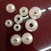 ABS High-Gloss Imitation Pearl Beads with Large Holes for DIY Jewelry and Clothing Accessories