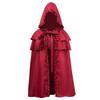 Costume Halloween per Donna Adulta Cappuccetto Rosso Festa Cosplay Vestito Completo Abbigliamento Donna