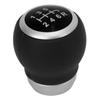 6 Speed Gear Shift Knob Manual Transmission Artificial Leather Replacement for Subaru Black