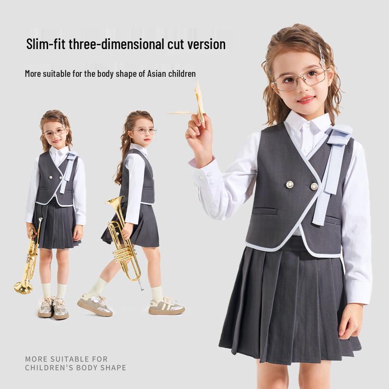 Girls' School Style Formal Suit Set
