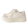 Milk White Platform White Shoes Female Ugly Cute Autumn New Chic Niche Breathable Board Shoes Sports Bread Shoes