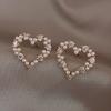 Trendy Moon Star Tassel Drop Earrings for Women Planet Rhinestone Love Heart Cross Pendant Earrings Wedding Party Jewelry Gift