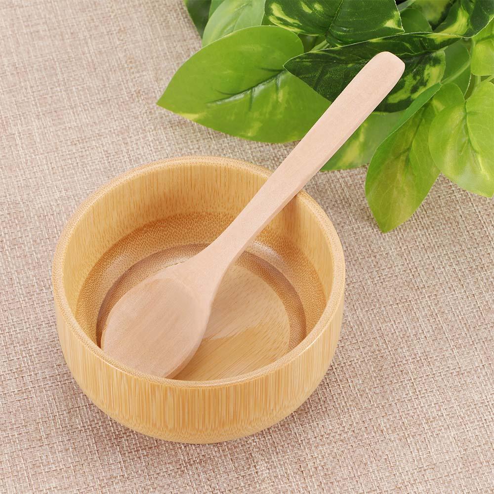 Rice Natural Food containers Kitchen utensils Family Bamboo Bowl Tableware Rice Bowl Vegan bowl