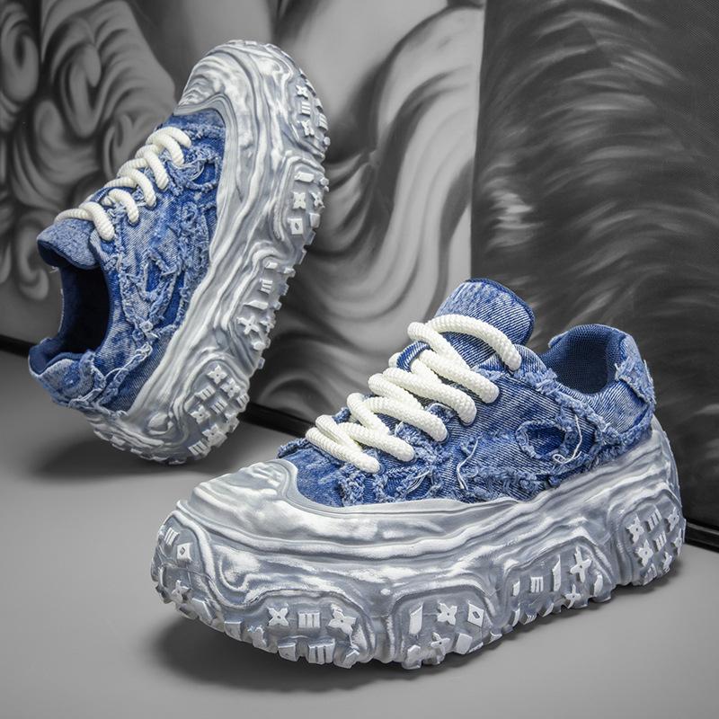 

Белая мужская обувь Лето Новые дышащие кроссовки для мужчин Удобная обувь на платформе Легкая парусиновая обувь Zapatillas De Deporte 39 синий