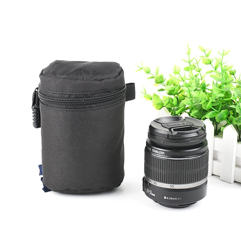 1 Piece Photography Accessories Luxury Camera Lens Bag Pouch Case For Canon Lens Nikon  Olympus Fuji