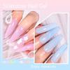 MEET ACROSS 8ml Shimmer Nail Gel Nude Pink Blue Glitter Sequins Rainbow Shimmer Glitter Gel Nail Polish Soak Off UV Gel Varnish