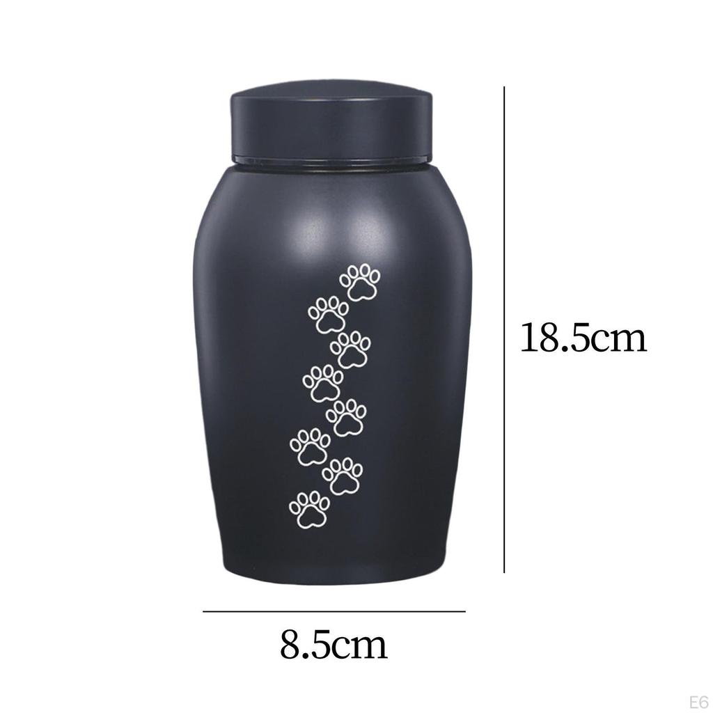 Dog Cat Ashes Stainless Steel Pet Urn Funeral Cremation Burial Memorial Keepsake Box Kitty