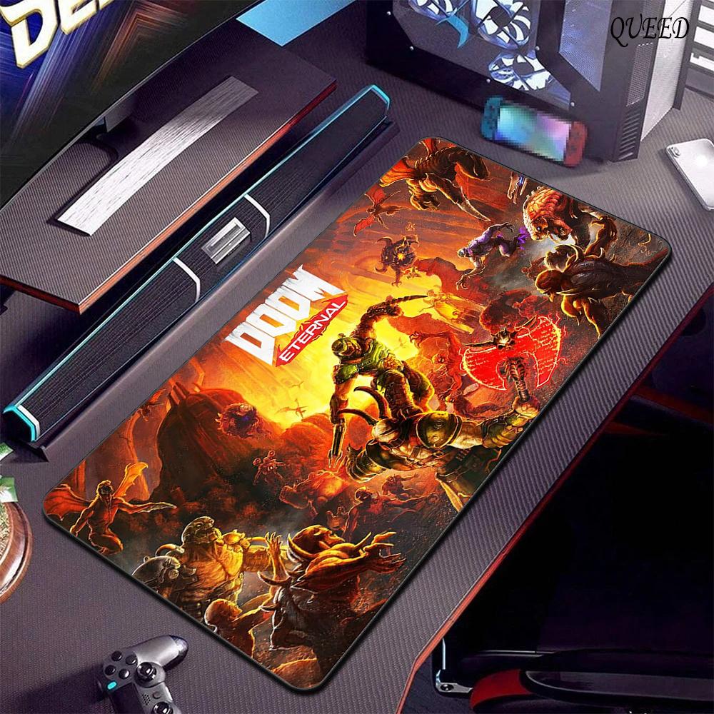 Podkładka pod mysz Gaming D-Dooms E-Eternals 30x80cm Antypoślizgowa Gumowa Podstawa MouseMat Gamer XXL Dywanik na Biurko PC Pogrubiony Pad na Stół do E-sportu