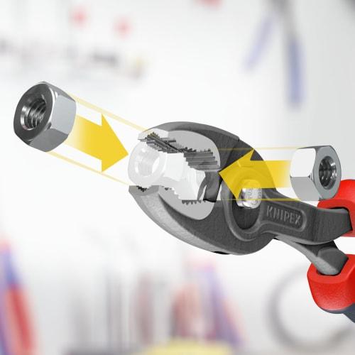 Knipex TwinGrip Slip Joint Pliers, 150mm Comfort Handle, 8202-150