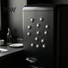 Metal Surface Magnets 5/10/15/20Pcs Mini Star Refrigerator Magnet, 3D Five-Pointed Fridge Magnet Decorative Memo Note Holder for Kitchen Office
