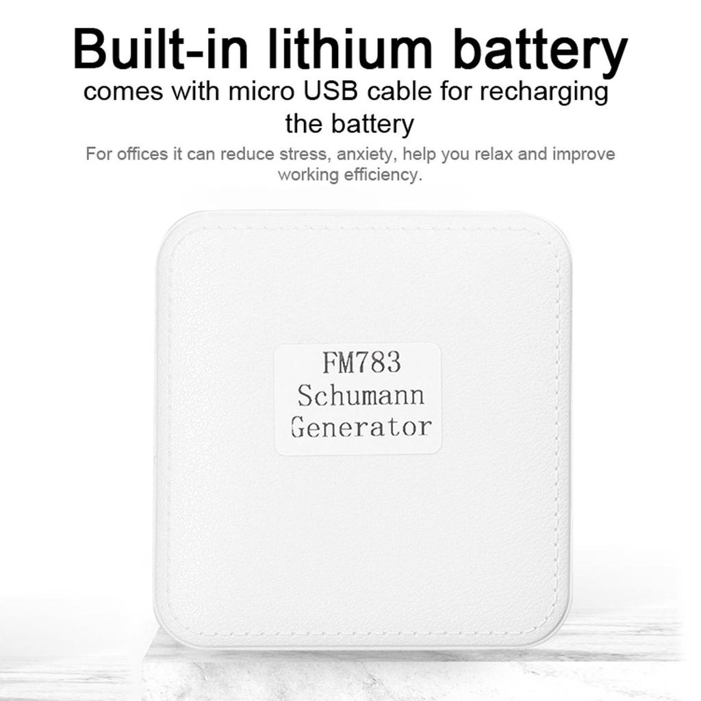 Audio Resonator Pulse Generator Generator 7.83Hz Ultra Low Frequency Pulse with USB Cable for Bedroom