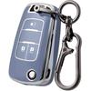 Soft TPU Full Protection Car Key Fob Cover Fits for Chevy Equinox | Precise Fit.Compatible with Chevy Spark Trax Buick Encore GMC Terrain 2010-2020