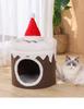 Cat Scratcher Santa Claus Cat Tree with Integrated Jumping Platform Nest Scratch Board Factory Direct Toy Supplies for Cats