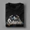 S-Sabatoned Metal Punk Rock Band  Tee Shirt for Men Women New Arrival T Shirts  100% Cotton Clothes