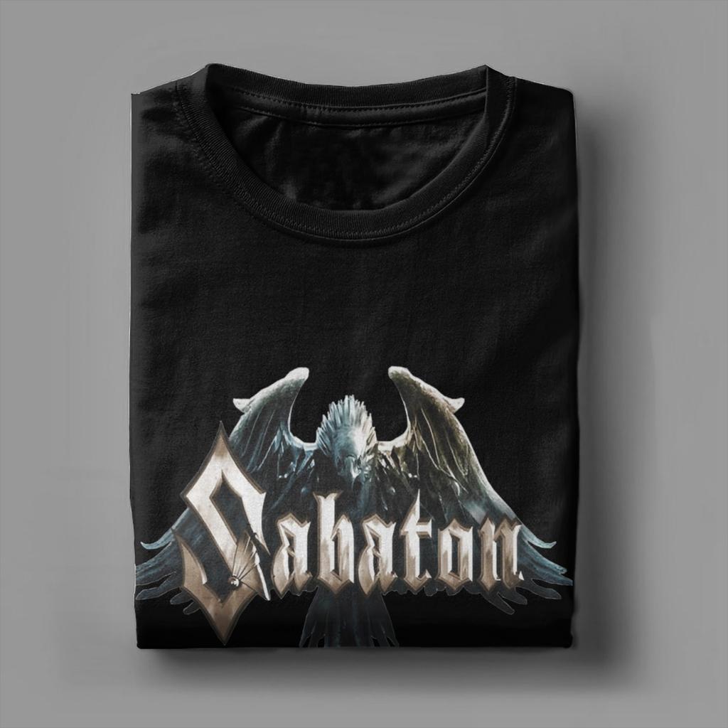 S-Sabatoned Metal Punk Rock Band  Tee Shirt for Men Women New Arrival T Shirts  100% Cotton Clothes