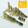 90-degree Right-angle Steel Furniture Fastener Connector T-shaped Angle Bracket L-shaped Hardware Accessory Iron Angle Code
