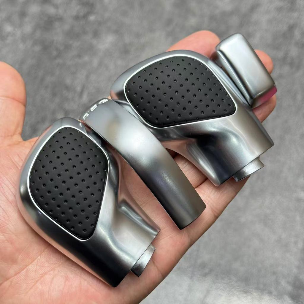 Suitable for Volkswagen Golf 6 7 R GTI Passat B7 B8 CC R20 Jetta MK6 GLI Chrome Matte, with Leather Shift Knob and Gear Side Cov