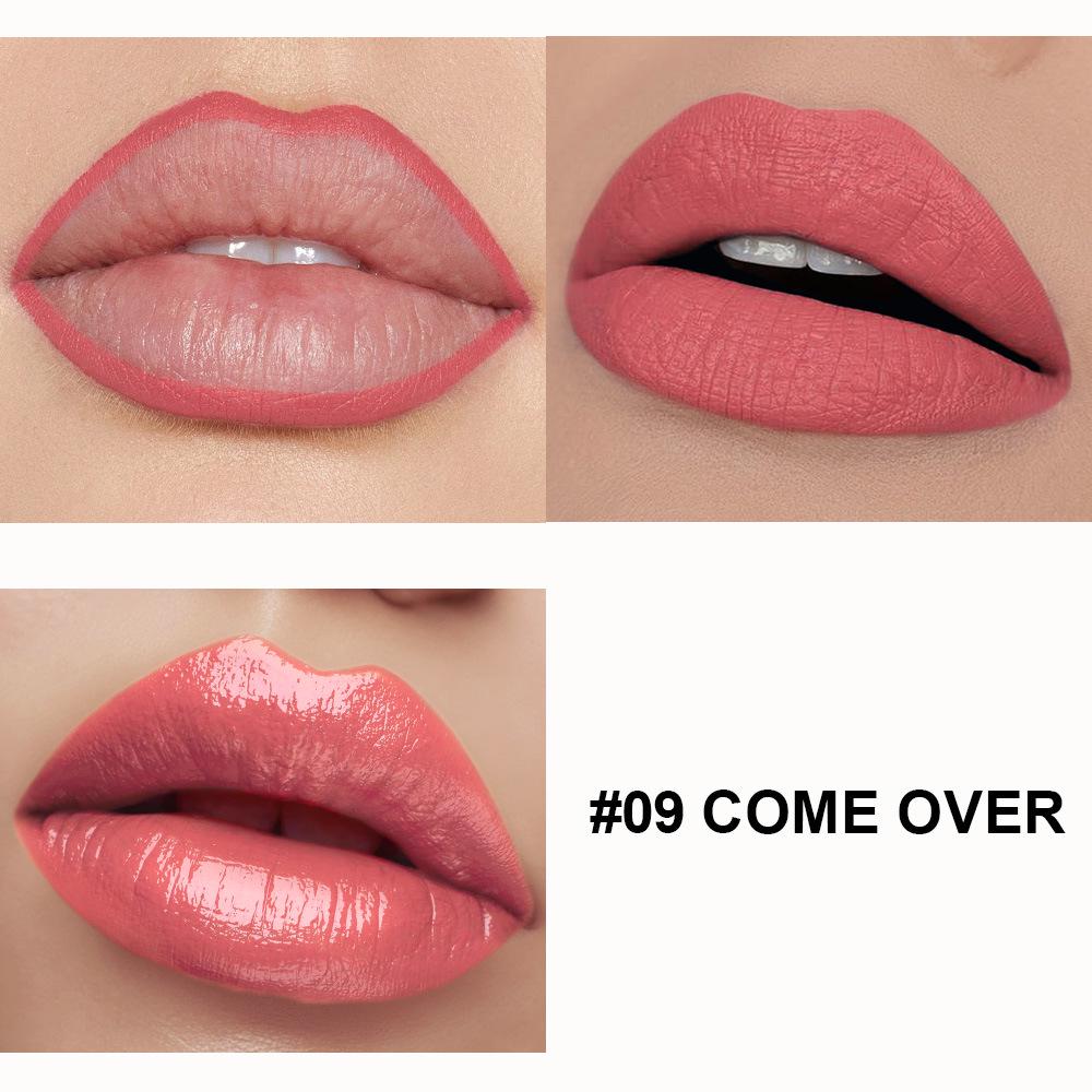 

Индивидуальный набор для губ 3-в-1: Стойкий карандаш для губ, Матовая помада, Увлажняющий блеск для губ