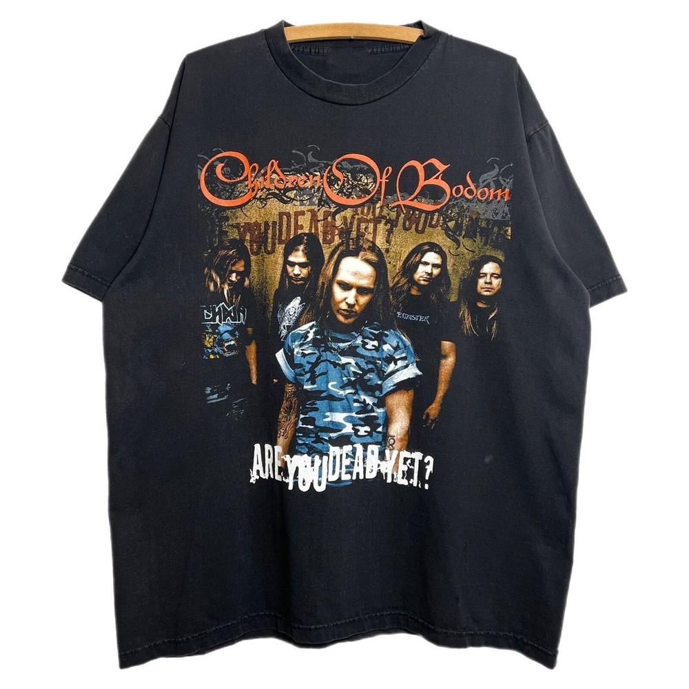 Новая Винтажная Детская Футболка Children of Bodom Are You Dead Yet Хлопковая Унисекс S-5XL DO214 Унисекс Футболка S