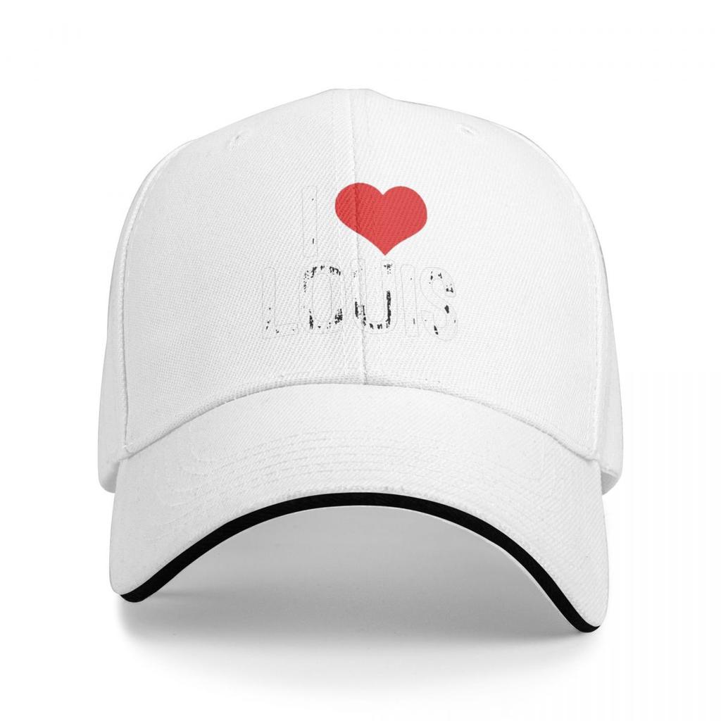 Ich liebe Louis Tomlinson Baseballkappen Snapback Baseballmützen Atmungsaktiv Lässig Kappe Outdoor Unisex