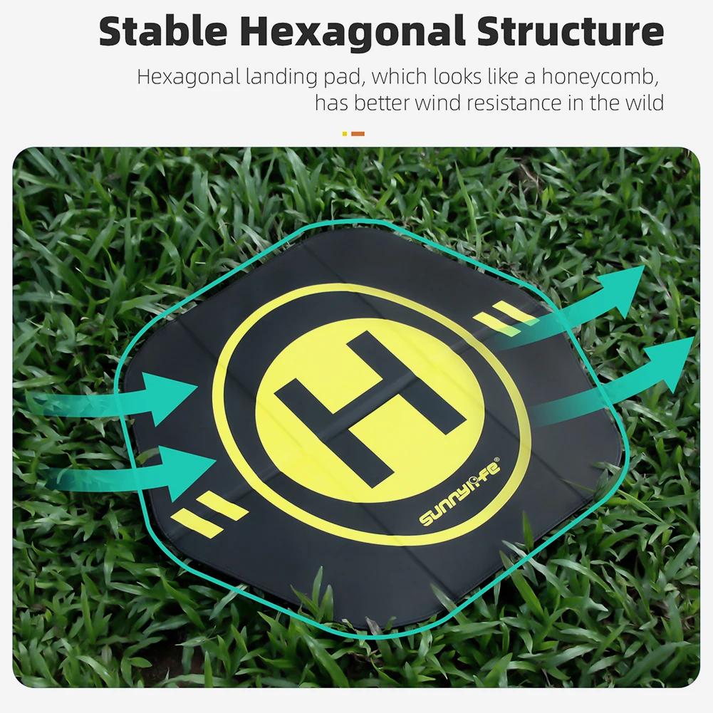 Foldable Landing Pads 35CM For DJI NEO/ AVATA 2/1/MINI Series Double Sided Drone Parking Mat Leather Aircraft Mat Accessories