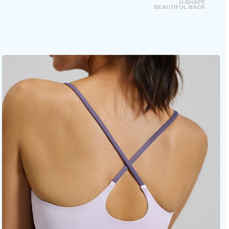 Breathable Sports Bra Shockproof Crop Top Anti-sweat Fitness Top Women Seamless Yoga Bra Sport Vest Gym Workout Top