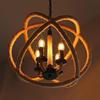 Zohadtak Chandelier Bulbs, 40W Equivalent, 480lm, E17 Base, 4W, Vintage Style, Brown Glass, Not Dimmable, 2700K Warm White, PSE Certified, Flame