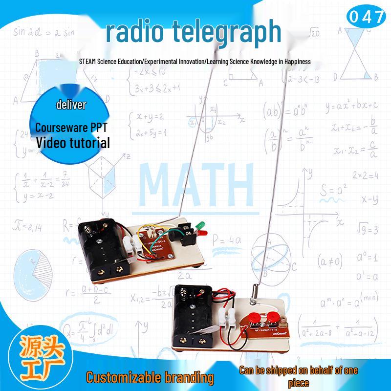 

Набор для детского беспроводного телеграфа «Сделай сам»: Креативная STEM игрушка-изобретение