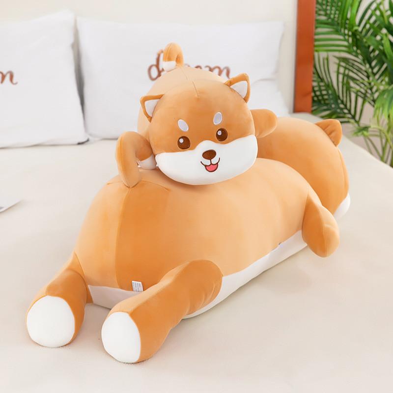 Japanese Akita Dog Plush Toy Stuffed Animal Doll Home Decoration Kids Gifts