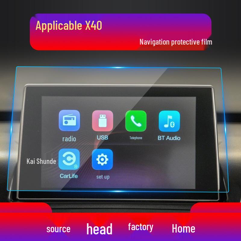 Bestune T77 Navigation & T33, X40, X80, T90 Console Screen Protective Film