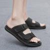 Fashion CYYTL Mens Slippers Summer Casual Shoes Beach Sandals Outdoor Slides Leather Walking Comfort Luxury Designer Fashion Lightweight