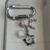 Unique Rotating Star Keychain Accessory With Time Display Stainless Steel Alloy Gift Timepiece Pendant Keyring