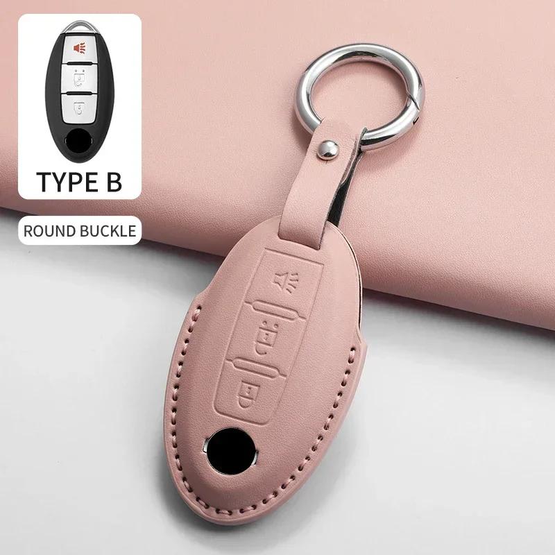 Autoschlüsselhülle Abdeckung Schale Fob für Nissan J11 J10 Versa Maxima Altima Rogue Sentra Murano Trail für Infiniti FX35 QX60 Autoschlüsselanhänger