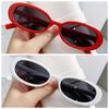 2 Pcs Boho Antler Oval Glasses, Black Women's Fashion Glasses