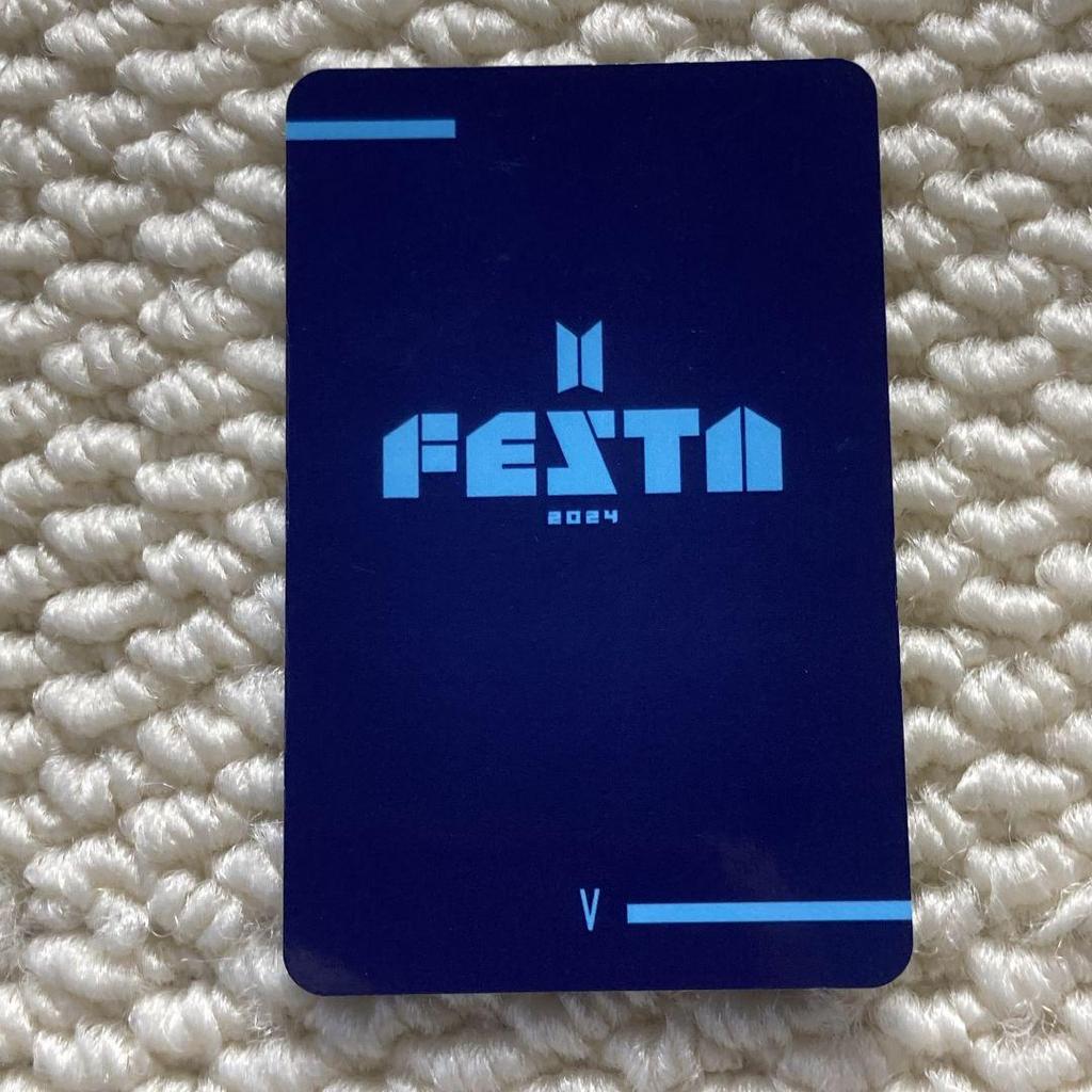 [USED] BTS FC Taehyung FESTA 2024 ARMY ZONE Trading Card