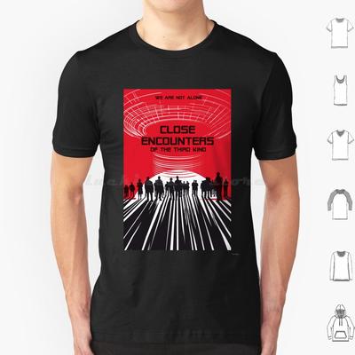 T Shirt 6xl Cotton Cool Tee Movie Cinema Cinephile Retro Scifi Ufo Minimalist I Want To Believe Universe Steven Spielberg