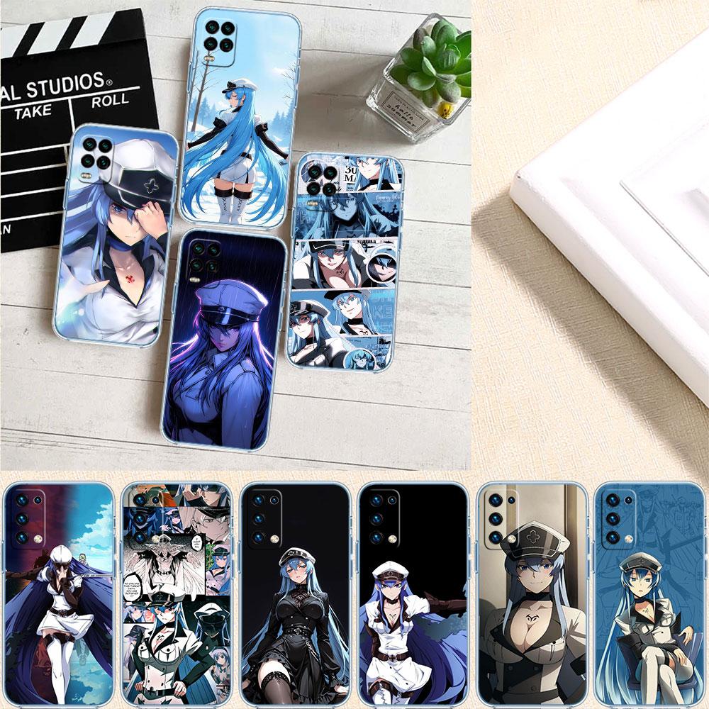 CJ10 Anime Esdeath Case for Motorola Moto E13 E15 E20 E22 E22I E22S E30 E32 E40 E7 E7I G Plus Power Play Stylus G22 G14