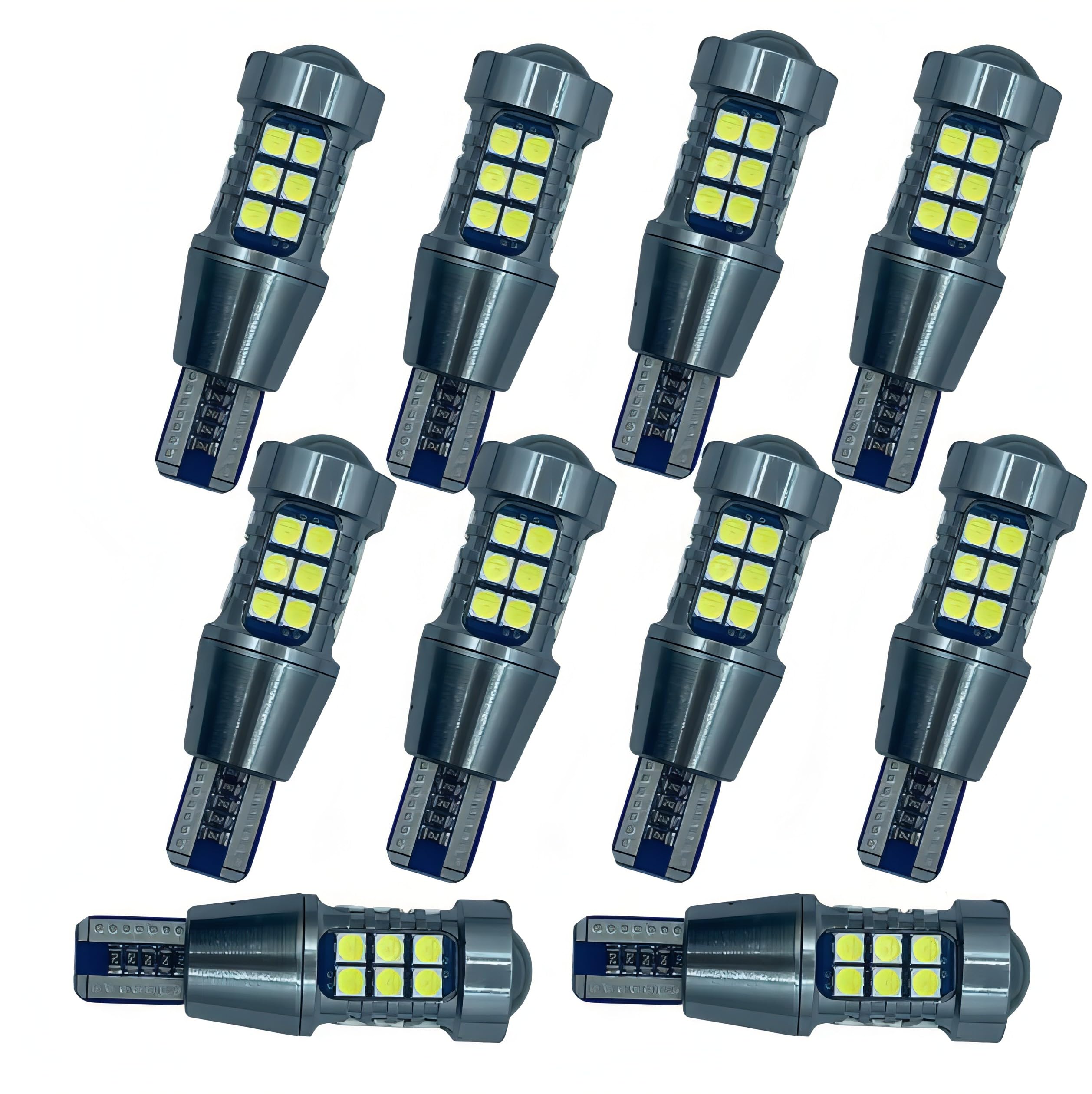 bubulu T15 LED Белый Взрыв Стробоскоп Задний Фонарь Универсальная Светодиодная Лампа T16 T10 (Набор из 10)