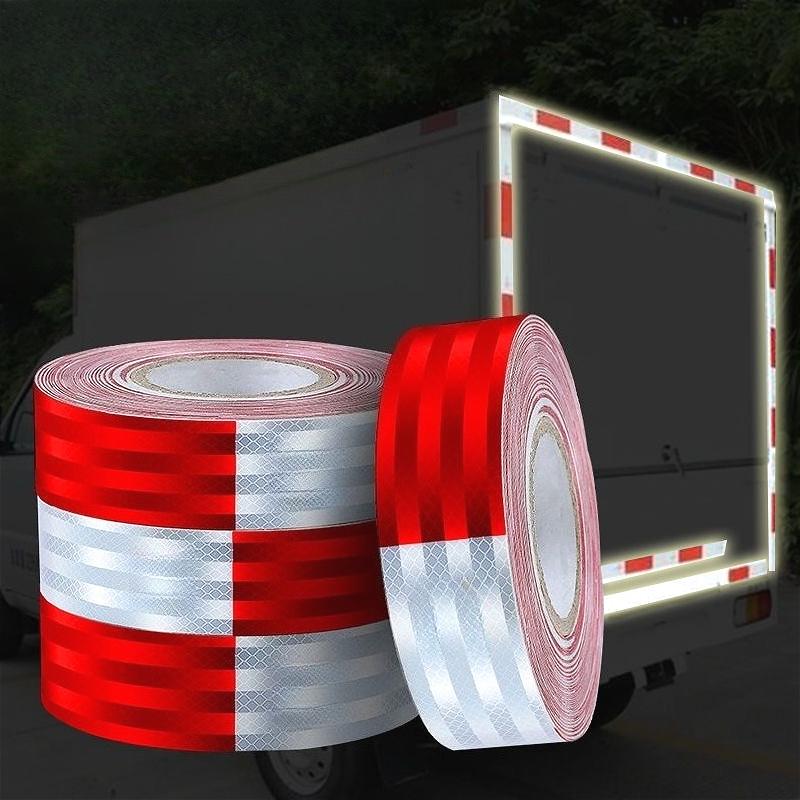 Glow Tape Car Reflective Tape Safety Warning Sticker Traffic Reflector Tape Anti Slip Traction Sticker Non-slip Tape for Stairs