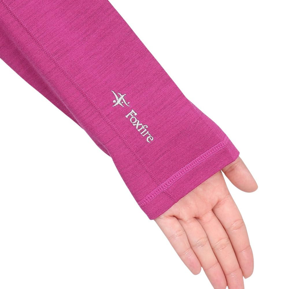 Foxfire PP Wool Half Zip Cranberry Small Women's